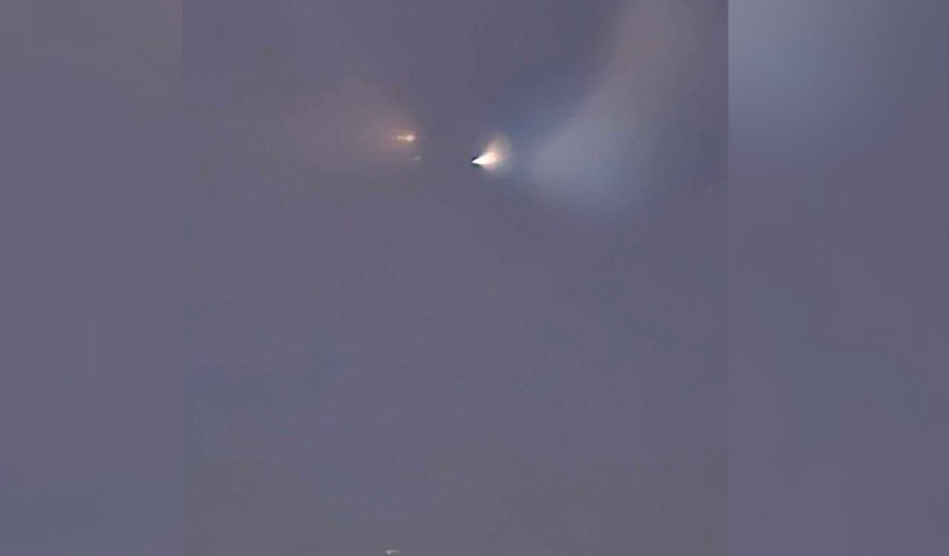 İsrail’i vuran İran füzeleri KKTC’den görüldü