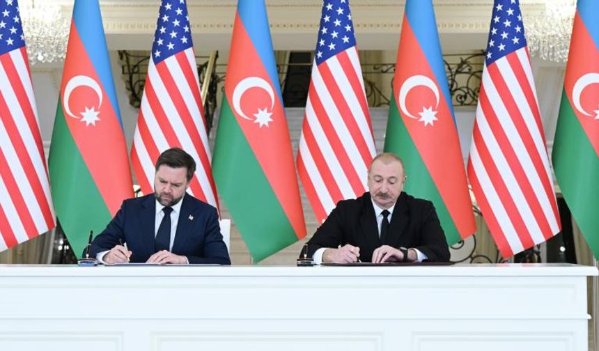 Azerbaycan ve ABD, stratejik ortaklık şartı imzaladı
