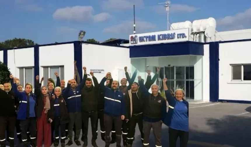 Ektam Kıbrıs grevi 14. gününde: Emek-İş’ten eylem kararı