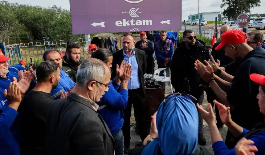 Zeki Çeler’den Eylemdeki Emekçilere Destek: “Sendikal hak anayasal güvencedir”