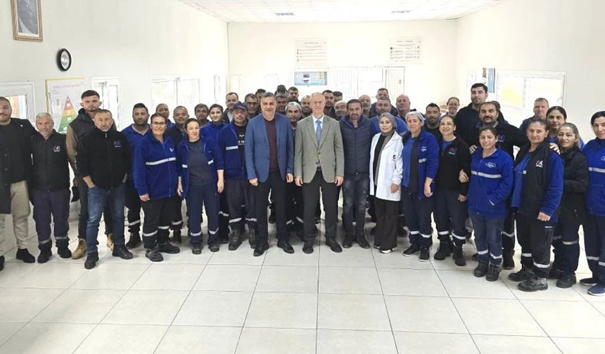 Hasipoğlu’ndan Ektam çalışanlarına bayram ziyareti: En büyük Bayram, çalışanın mutluluğudur