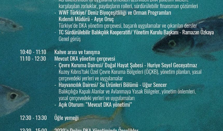 Denizel Koruma Alanları Yönetimi Çalıştayı yapılacak