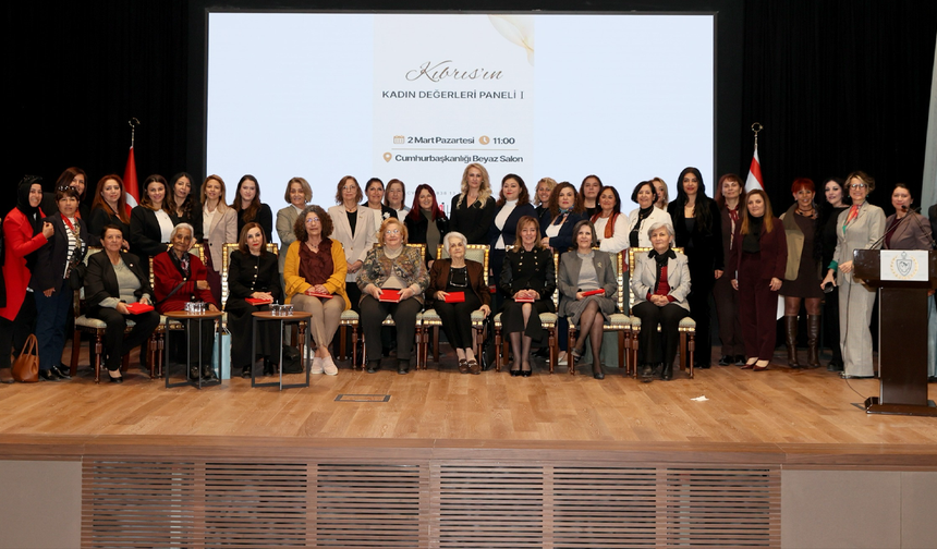 Nilden Bektaş Erhürman, Kıbrıs’ın Kadın Değerleri Paneli’ne katıldı