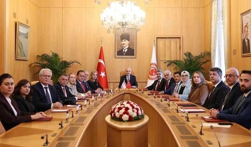 Parlamentolar arası görüşmede F-16 vurgusu: Kıbrıs Türk halkına güven verdi