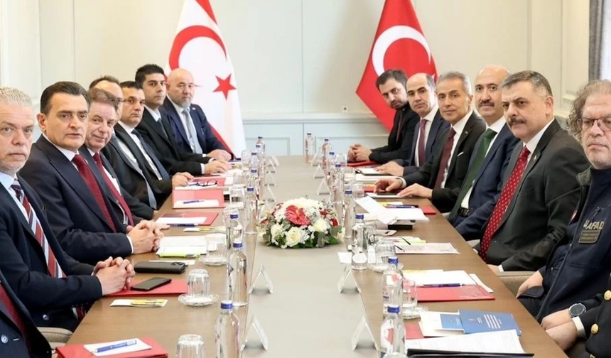 Türkiye İçişleri Bakanı Çiftçi, Oğuz ve beraberindeki heyeti kabul etti: İş birliği alanları ele alındı