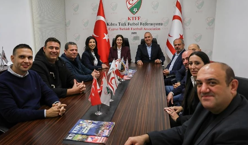 CTP'den Futbol Federasyonu’na ziyaret: Ülkedeki spor yönetimi çökmüş durumda