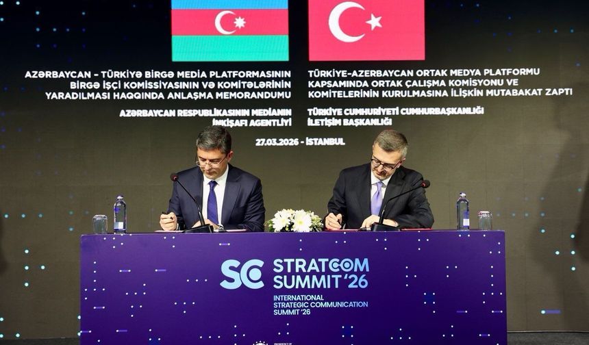 Türkiye ile Azerbaycan arasında ortak medya platformu için imza atıldı