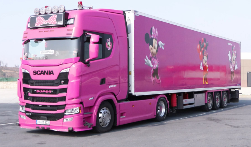 Pembe TIR’ıyla Avrupa yollarında