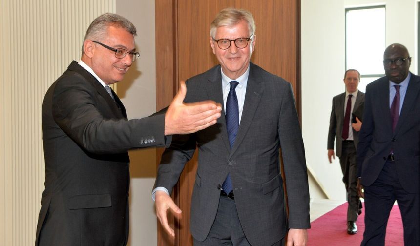 Erhürman BM yetkilisi Lacroix’i kabul etti