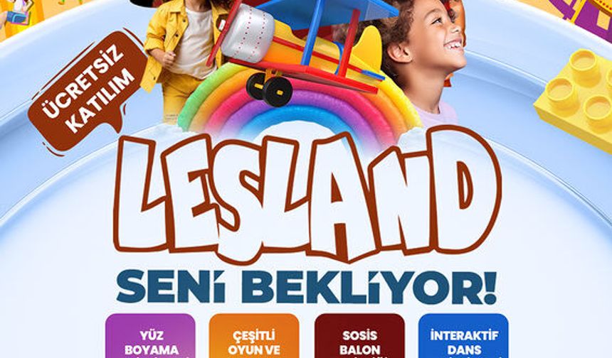 Lesland’da çocuklara özel eğlence dolu etkinlik günü düzenleniyor