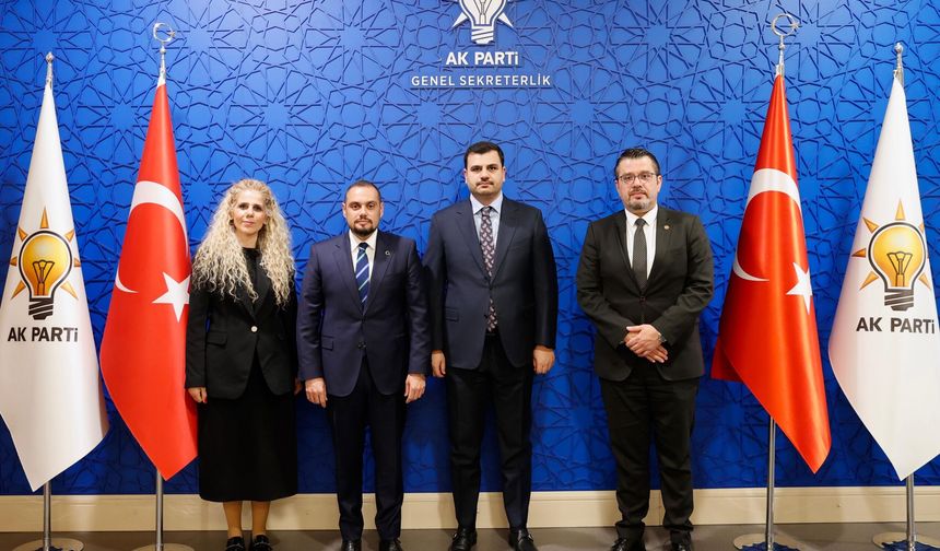 Bahçeşehir Kıbrıs Üniversitesi’nden AK Parti Genel Merkez’e Nezaket Ziyareti
