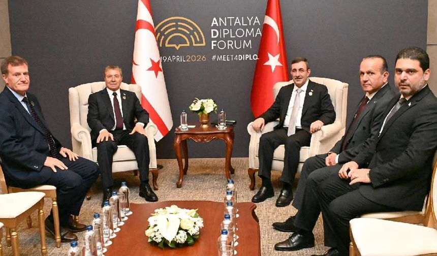 Başbakan Ünal Üstel, Cevdet Yılmaz ile görüştü: Bölgesel gelişmeler ele alındı