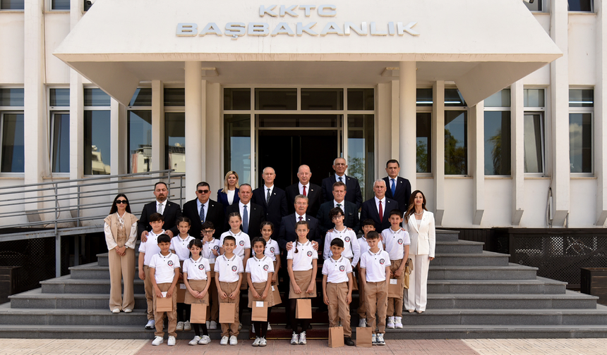 Başbakan Üstel, “Ülkemizin geleceğini şekillendirecek çocuklarımızı burada ağırlamaktan büyük mutluluk duyuyoruz”