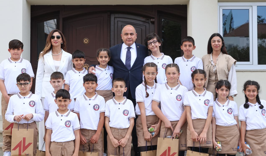 Başçeri, Şehit Yalçın İlkokulu öğrencilerini kabul etti