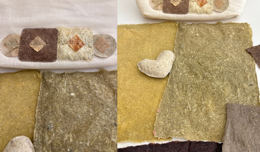 Kıbrıslı sanatçı Sanıvar, esnek formda bir kâğıt geliştirdi