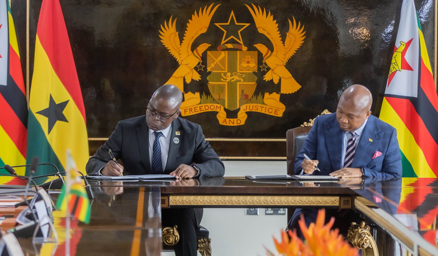 Gana–Zimbabve arasında 11 anlaşma