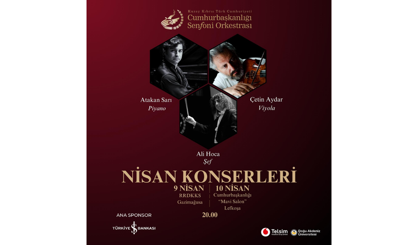 DAÜ akademisyenleri CSO nisan konserlerinde sahnede