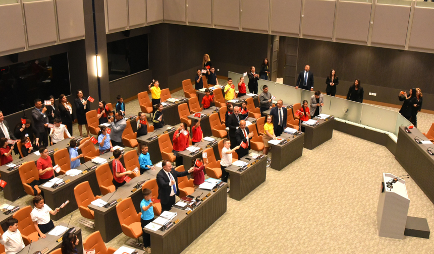 Genel Kurul’da bu kez çocuklar söz aldı