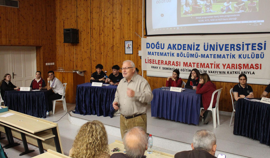 DAÜ 30. Liselerarası Matematik Yarışması’nda finalistler belli oldu