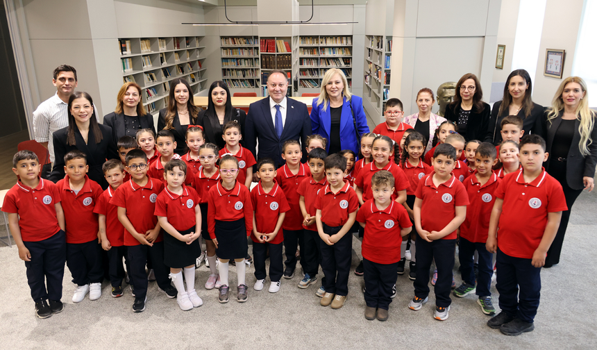 Öztürkler, Güzelyurt Barış İlkokulu öğrencilerini kabul etti