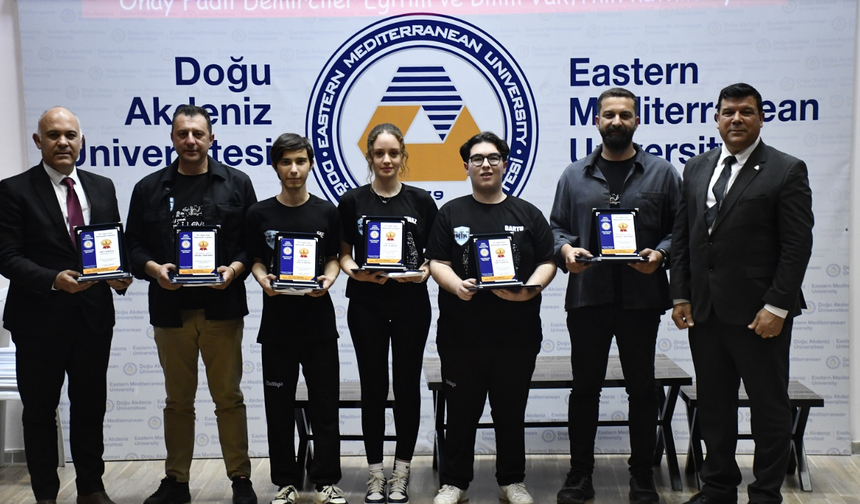 Liselerarası matematikte kazanan Gazimağusa TMK