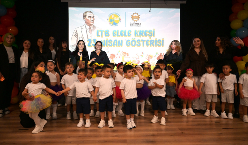 LTB El Ele Kreşi çocuklarına yönelik 23 Nisan etkinliği düzenlendi