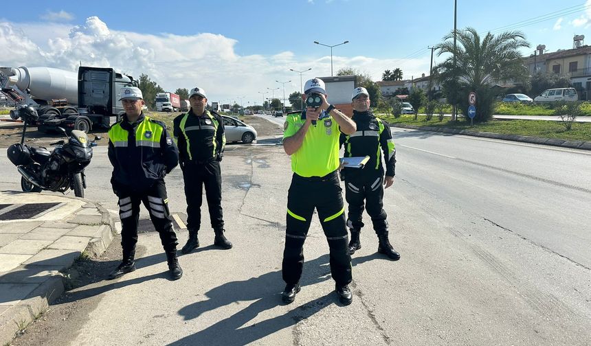 Trafik denetimleri: 407 sürücüye yasal işlem, 57 araç trafikten men