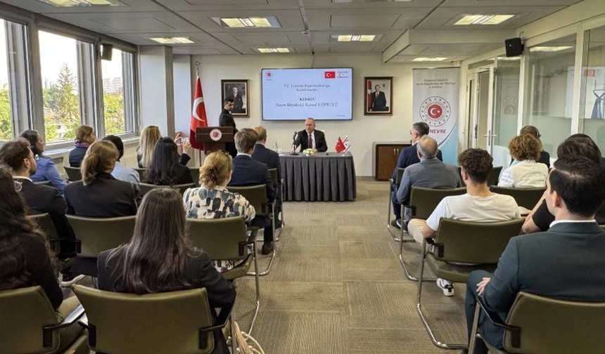 Cenevre'de "Kıbrıs" konulu konferans: Kıbrıs Türk halkı her zaman Türkiye'nin sonsuz desteğiyle bugünlere geldi