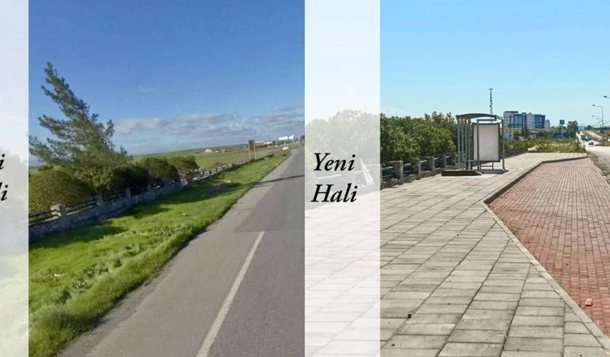 Gönyeli-Alayköy Belediyesi kente yeni otobüs durakları kazandırmaya devam ediyor