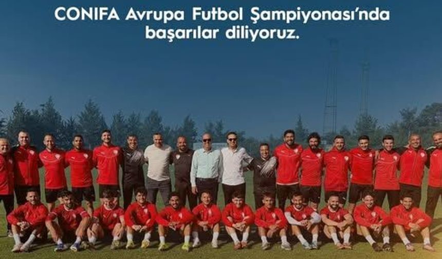 Başbakan Ünal Üstel'den A Milli Takımımıza  destek açıklaması