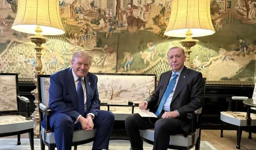 Recep Tayyip Erdoğan, ABD Başkanı Trump ile görüştü