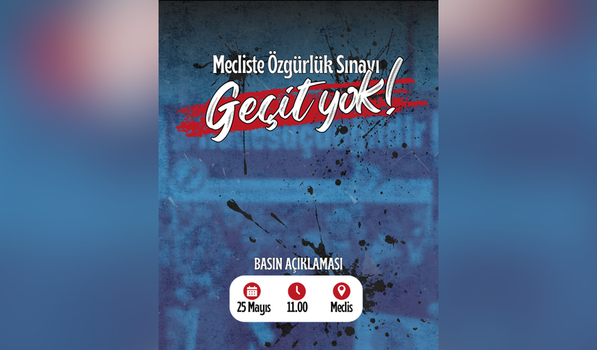 CMUS Yasası’na Karşı Yarın Meclis Önünde Eylem