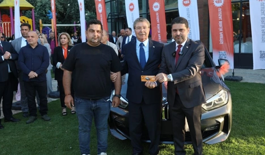 UBP piyangosundaki BMW sahibini buldu