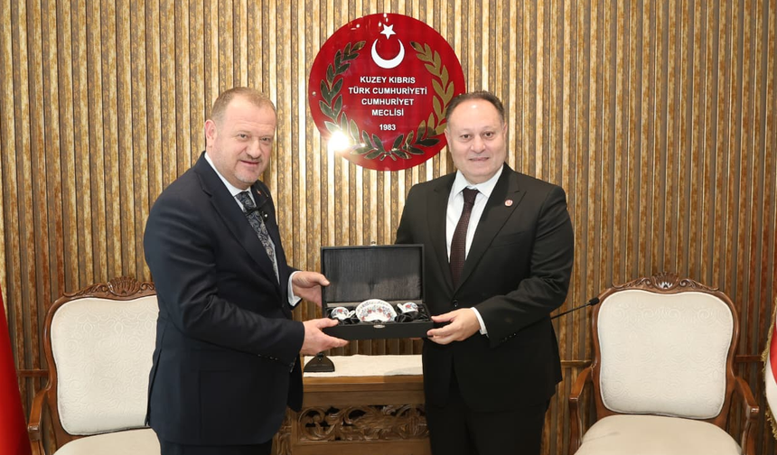 Cumhuriyet Meclisi Başkanı Öztürkler, RTÜK Başkanı Daniş ve beraberindeki heyeti kabul etti