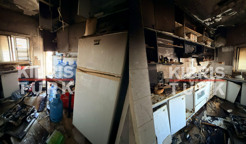 Lefkoşa’da Apartman Dairesinde Yangın