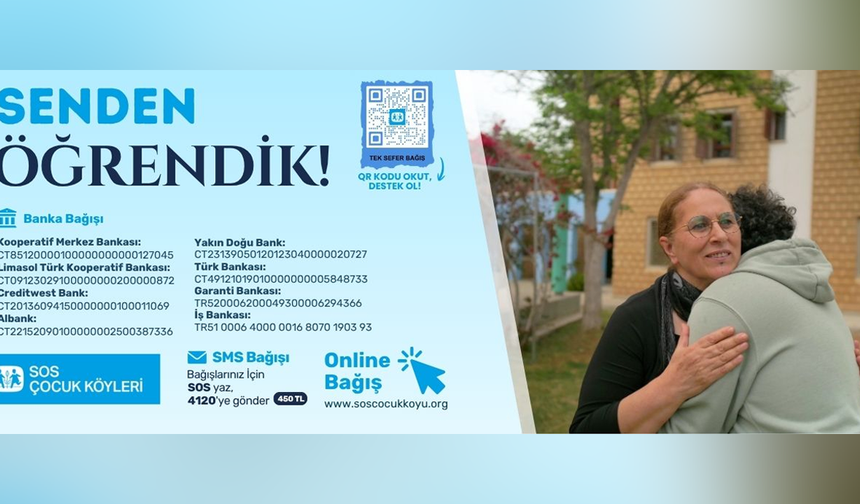 SOS Çocuk Köyü’nden bayram mesajı ve bağış çağrısı