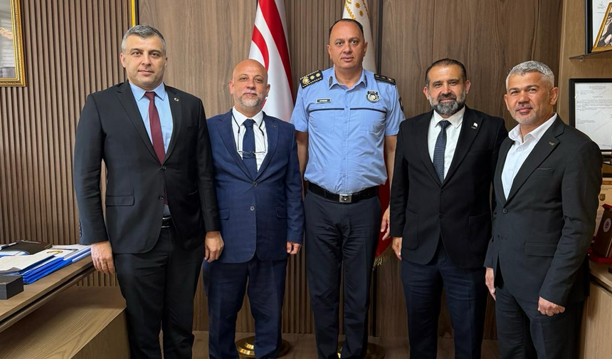 Kıbrıs Türk İş İnsanları Derneği’nden Polis Genel Müdürlüğü’ne Ziyaret
