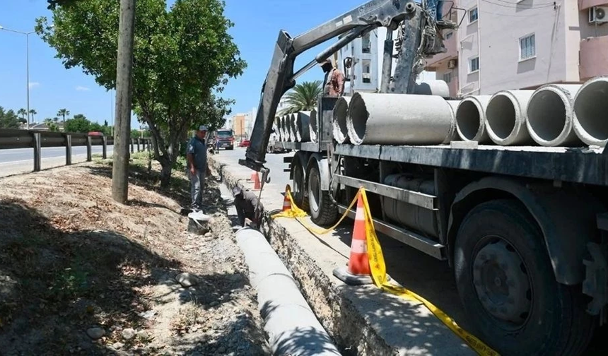 Gönyeli-Alayköy Belediyesi yağmur suyu drenaj altyapısını güçlendiriyor
