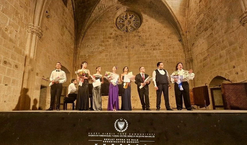 Operanın Genç Yetenekleri konseri yapıldı: Gençler Bellapais'te sahne tecrübesi kazandı