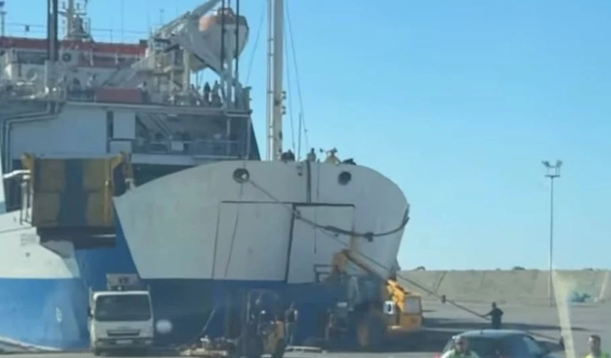 Girne Limanı'nda gemi arızası iddiası: Yolcular yaklaşık 3 saattir bekliyor