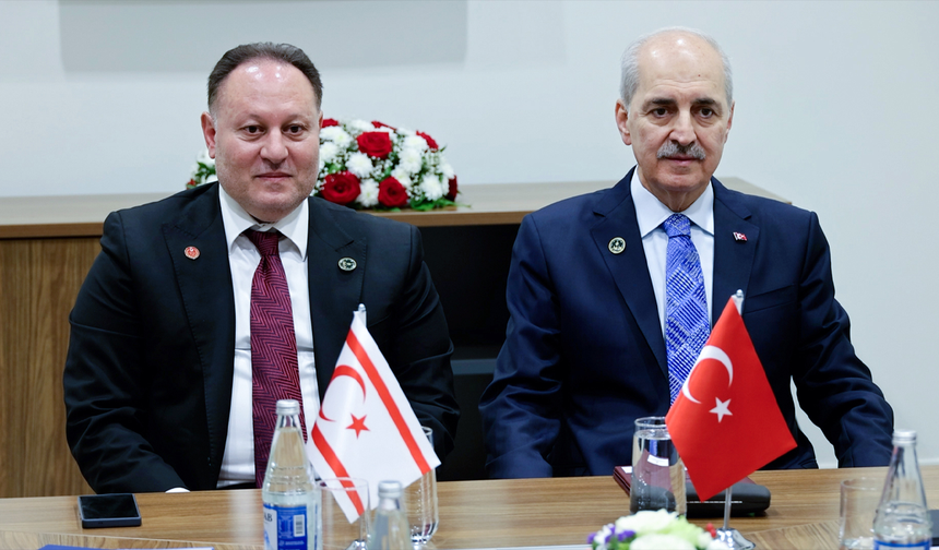 Öztürkler, Bakü’de TBMM Başkanı Kurtulmuş ile görüştü