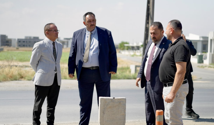 Çavuş, Yeniboğaziçi İsale ve Şebeke Geliştirme Projesi’nde incelemelerde bulundu