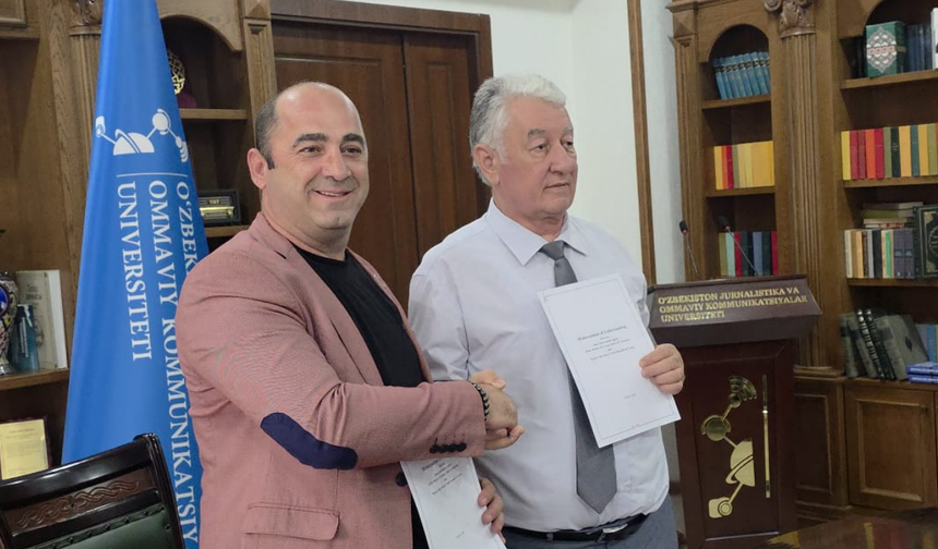 Kıbrıs Türk Medya ile Özbekistan arasında önemli iş birliği protokolü