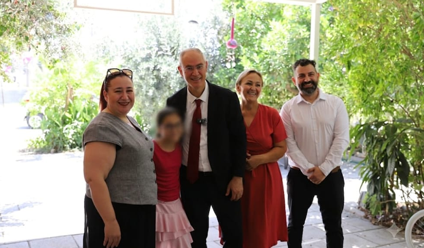 Hasipoğlu'dan koruyucu ailelere ziyaret