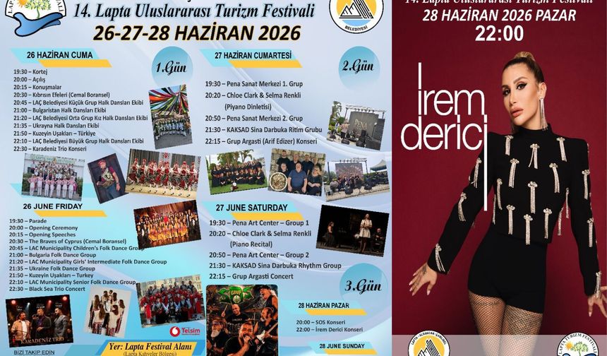 Lapta Uluslararası Turizm Festivali 2026 Bugün Başlıyor