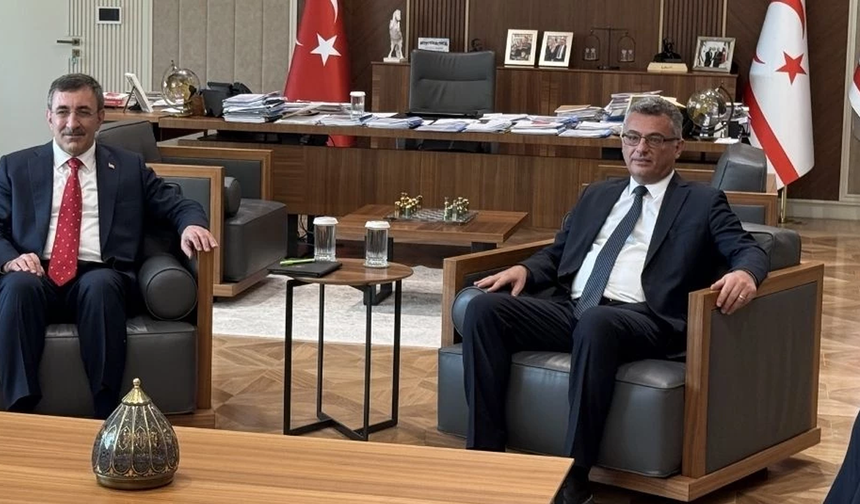 Erhürman, Yılmaz'ı kabul etti: Kıbrıs sorunundaki süreci Türkiye ile uyum içerisinde yürütüyoruz
