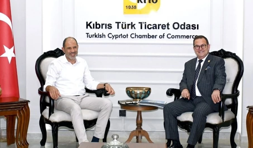 Kudret Özersay, KTTO ziyaretinde konuştu: Popülizmden uzak yeni bir ekonomik vizyon şart