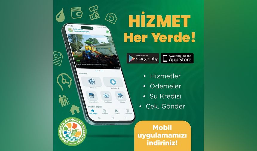 Değirmenlik Akıncılar Belediyesi artık dijitalde