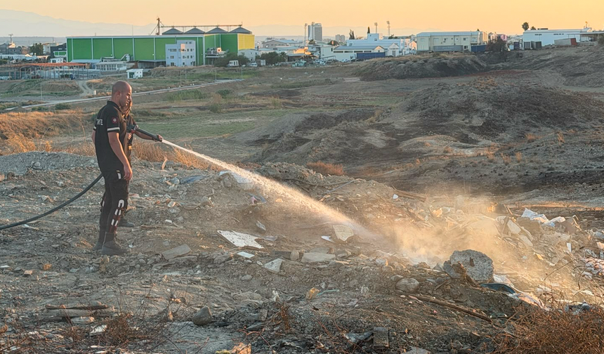LEFKOŞA İTFAİYESİNDEN ZAMANINDA MÜDAHALE: YANGIN BÜYÜMEDEN SÖNDÜRÜLDÜ