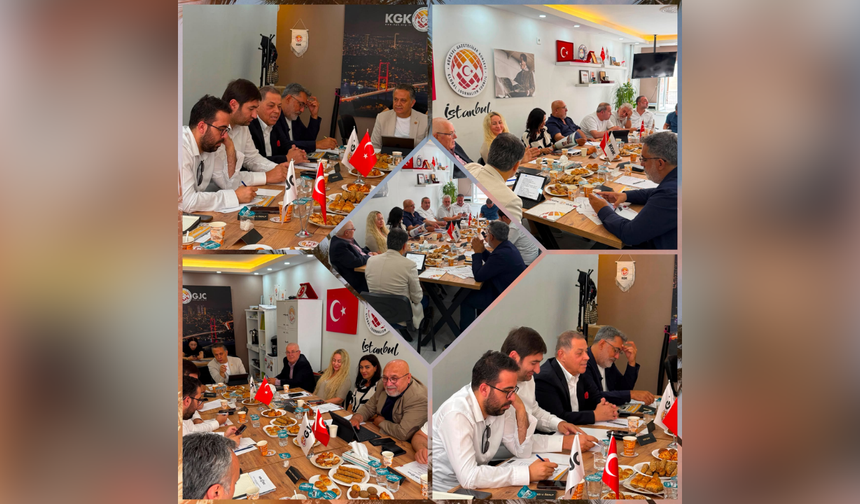 KGK yeni yönetimi görev bölümü yaptı.